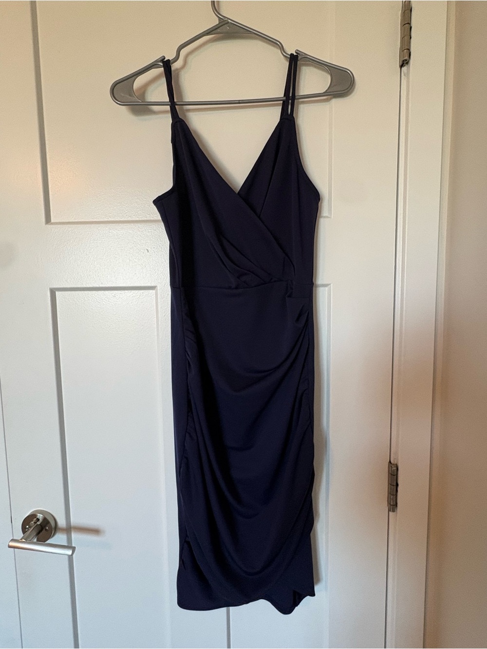 Grace Karin Navy Spaghetti-Strap Midi Dress